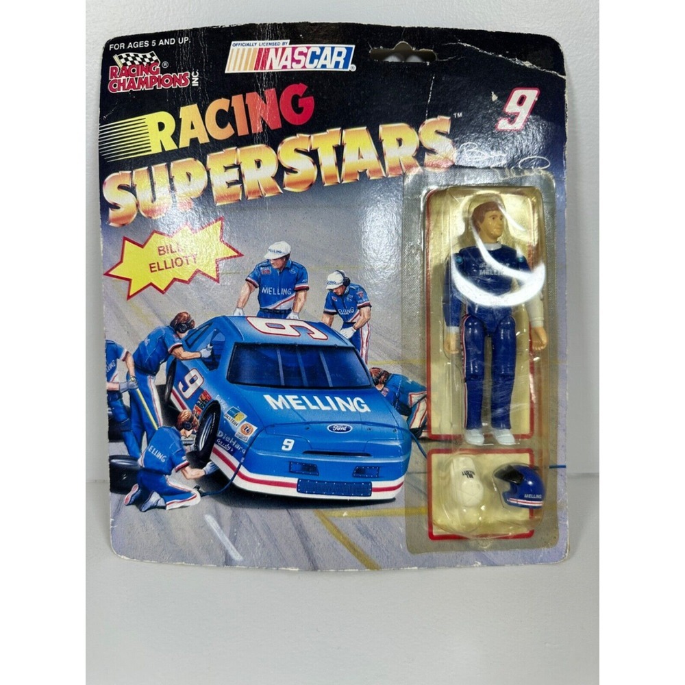 VTG 1991 Racing Champions Racing SuperStars NASCAR Action Figure #9 BILL ELLIOTT